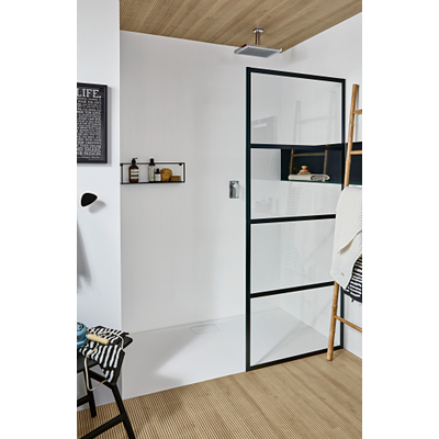 Villeroy & Boch Architectura Metalrim receveur de douche en matière synthétique - acrylique rectangulaire 180x90x1.5cm - blanc mat