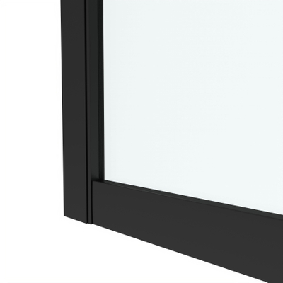 Saniclass Kay Douchecabine - 100x100x185cm - vierkant - helder glas - profiel - mat zwart