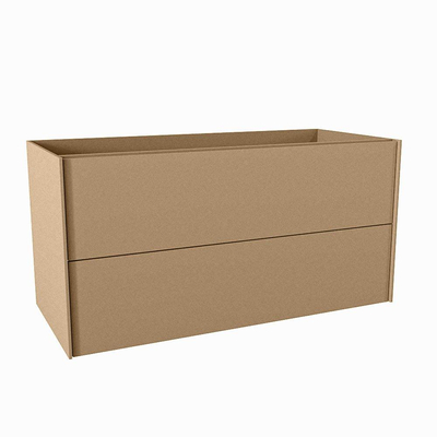 Mondiaz TENCE wastafelonderkast - 110x45x50cm - 2 lades - push to open - softclose - Oro