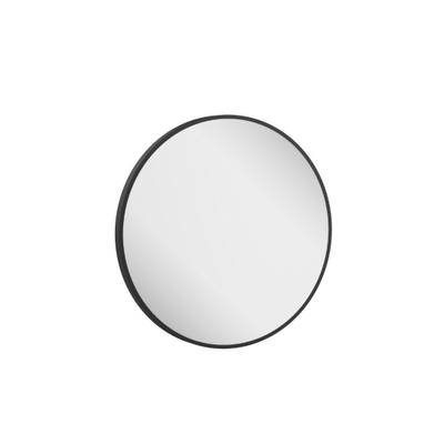 Crosswater Infinity miroir – Ø 60 cm – sans éclairage – Noir mat