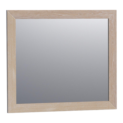 BRAUER Citrine miroir - 80x70cm - rectangulaire - lamelles chêne blanc cadre