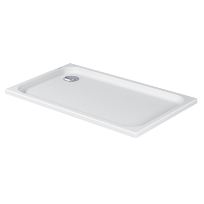 Duravit D-code Douchebak - 130x75x8.5cm acryl rechthoekig - wit