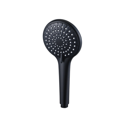 Adema Sparkle 2.0 Badset - thermostatische badkraan - 70cm glijstang - ronde handdouche - metalen doucheslang - mat zwart