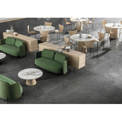 ÉCHANTILLON Cifre Cerámica Overland Anthracite rectifié Carreau de sol et de mur Mat Anthracite