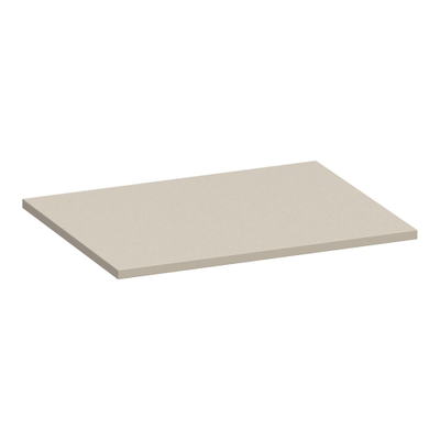 BRAUER Ocean Slim topblad - 60x46x2cm - mat beige