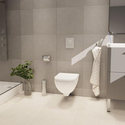 Sanibroyeur Saniwall Pro UP - réservoir encastré Grohe - carrelable - Sanibroyeur broyeur - panneau de commande chrome brillant