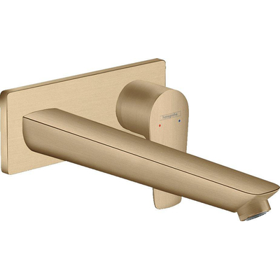 Hansgrohe Talis E corps encastré pour mitigeur lavabo avec bec 22.5 cm bronze brossé