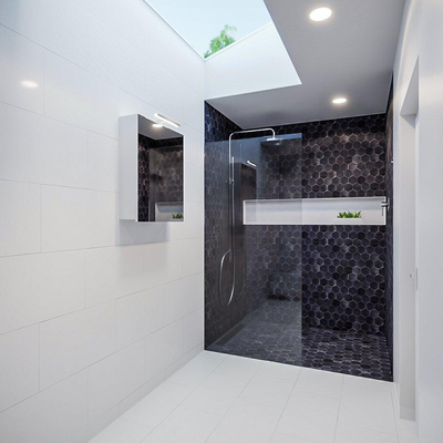 Mondiaz CUBB Armoire de toilette avec miroir - 50x70cm - 1 porte - Talc (Blanc)