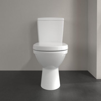 Villeroy & Boch O.novo Cuvette WC à poser à fond creux avec connexion derrière céramique Blanc