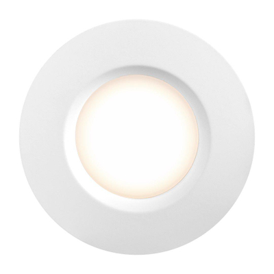 Spot encastré Nordlux Tiaki - 8.5x4.5cm - IP44 - LED - Métal Blanc