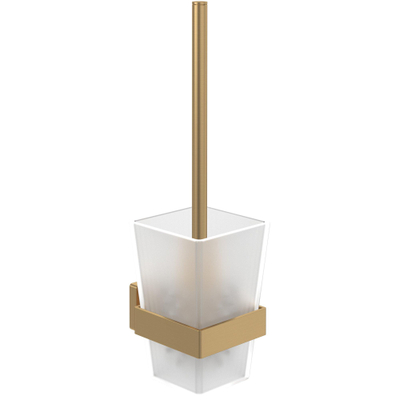 Villeroy & Boch Elements - Striking Toiletborstelgarnituur - 94x118x340mm - Brushed Gold (goud)