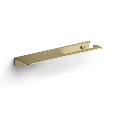 Clou Fold porte-rouleau de papier toilette sans clapet or brossé PVD