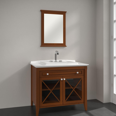 Villeroy & Boch Hommage spiegel - 56x4x75cm - noten (zilver)