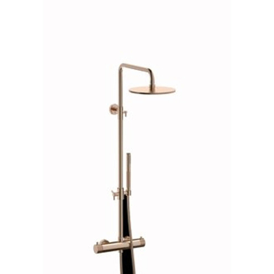 Plieger Roma système de douche thermostatique or rose brossé