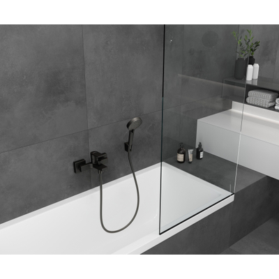 Hansgrohe Vernis Robinet de baignoire avec levier mat noir