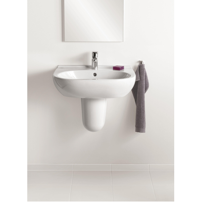 Villeroy et Boch O.novo Lavabo 60x49cm avec 1 trou pour robinetterie et trop plein Blanc