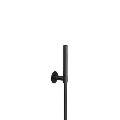 Hotbath COBBER Handoucheset wandsteun doucheslang 150cm Gepolijst zwart PVD OUTLETSTORE