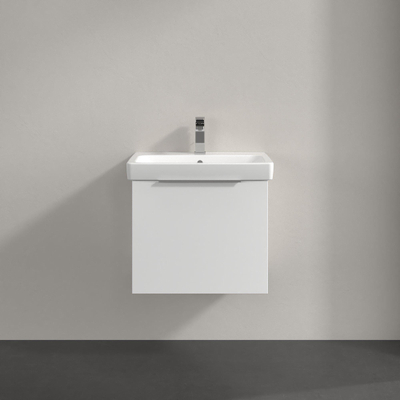 Villeroy & Boch Architectura Wastafelonderkast - 42x55cm - 1 lade - mat wit