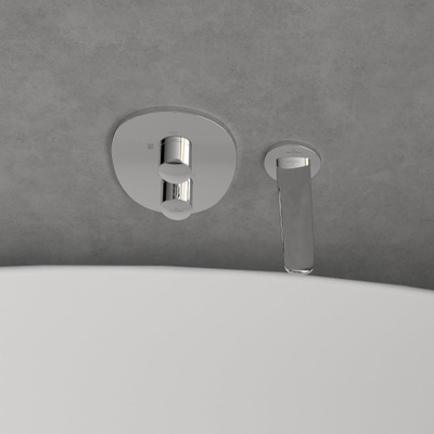 Villeroy & Boch Antao Inbouwthermostaat - met stopkraan - hoogglans chroom