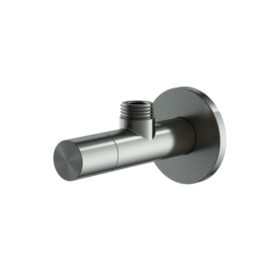 Hotbath Archie Hoekstopkranen rond - met filter half duims - mat RVS