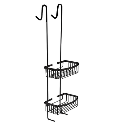 Best Design Rome Steinhof Nero étagère de douche suspendue noir mat