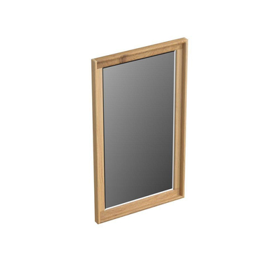 Forzalaqua Reno 2.0 miroir 40x70cm Rectangulaire sans éclairage avec cadre Chêne massif Smoke