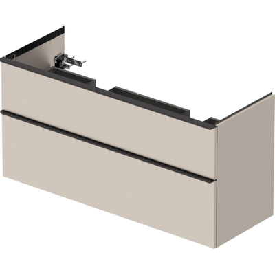 Duravit D-neo Meuble sous vasque 128x46.2x62.5cm 2 tiroirs Taupe mat