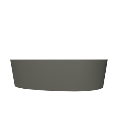 Arcqua Rocker vasque à poser - 50x37x13cm - organique - cast marble - béton mat