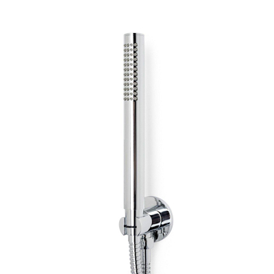 Grohe - Adema Rise ensemble de douche pluie – douche de tête Ø 20 cm – bras mural courbé 20 cm – douchette bâton – chrome
