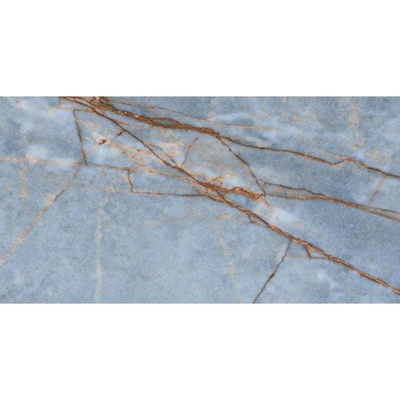 ÉCHANTILLON Ceralto Alabro Vein carreau de sol et de mur 60X120cm rectifié Azure Brillant