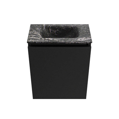 MONDIAZ TURE-DLUX 40cm toiletmeubel Urban. EDEN wastafel Lava positie midden. Zonder kraangat.