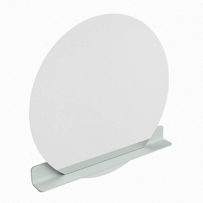 Mondiaz SPOT miroir – Ø 110 cm – avec tablette – Greey (vert clair/gris)