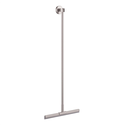 FugaFlow Eccelente Acces raclette de sol - 125 cm - avec support - brossé inox