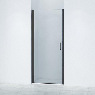 Marenza Neptune 6211 Porte de douche - 80x200cm - profilé - verre de sécurité - anti-calcaire - noir mat