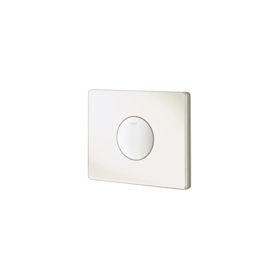 GROHE Skate Plaque de commande WC chasse simple vertical/horizontal blanc