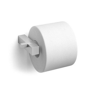 Zack Carvo Porte-rouleau de papier toilette - sans abattant - acier inoxydable brossé