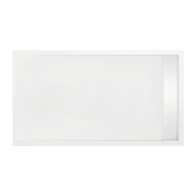 Xenz Easy Tray douchevloer - 170x90x5cm - acryl - zonder gootcover - wit