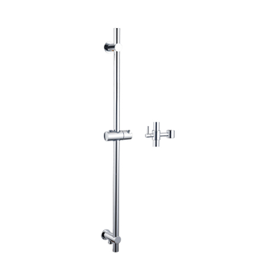 Fortifura Calvi Glijstang - 90cm - met geïntegreerde wandaansluitbocht - Chroom TWEEDEKANS