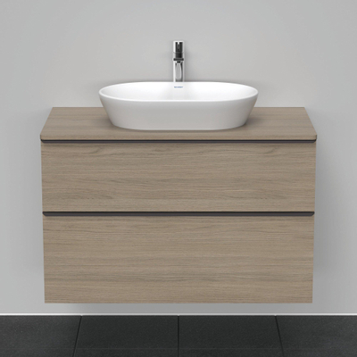 Duravit D-neo Meuble sous vasque 100x55x66.4cm 2 tiroirs Chêne (terra) mat