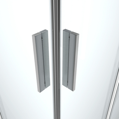 Marenza Casus Douchecabine - 90x90x200cm - kwartrond - helder glas - profiel - chroom