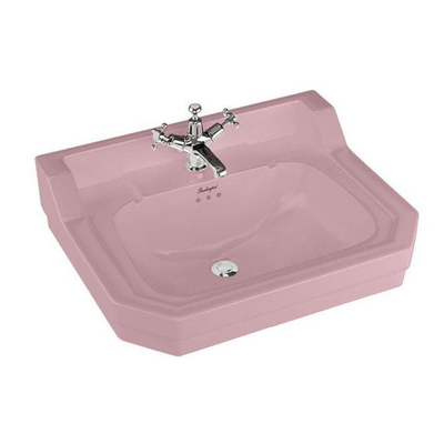 Burlington Bespoke Confetti Pink Edwardian 61cm lavabo sur pied Rose