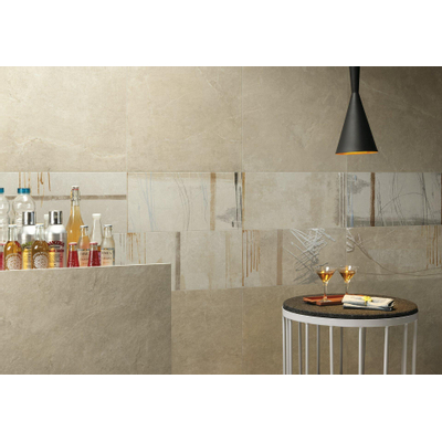 Beste Koop Harmony Carrelage de sol et mural 100x100cm 8.5mm rectifié R10 porcellanato Crème