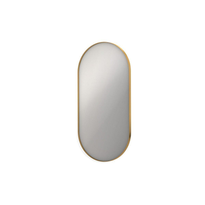 Ink spiegels miroir sp20 ovale dans un cadre en acier 120x60cm or mat
