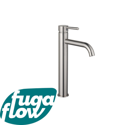 FugaFlow Eccelente Sobrado Badkamer Wastafelkraan - 33.9cm - verhoogd - opbouw - RVS geborsteld PVD - Black Friday -