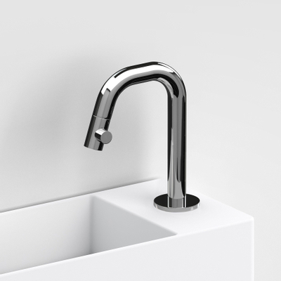 Clou Kaldur robinets chrome robinet de fontaine 4.5x15.9cm bec court droit