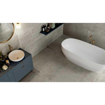 ÉCHANTILLON Ceralto Tesselo Soft Carrelage sol et mur 100x100cm 8.5mm rectifié R10 grès cérame Argento