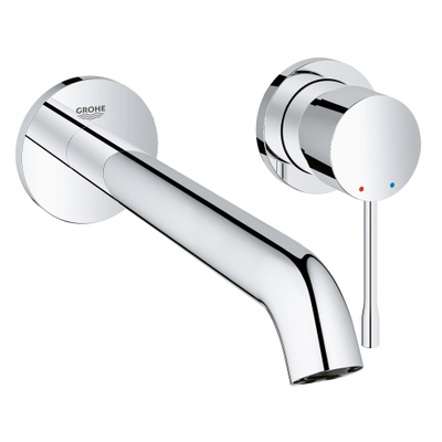 GROHE Essence New wastafelkraan - l-size - inbouw - laag - 2-gats - zonder inbouwdeel - chroom