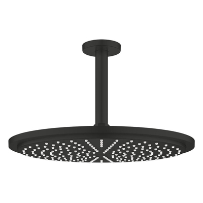 GROHE Rainshower Cosmopolitan 310 douche de tête - 31cm - bras plafond 14.2cm - noir mat