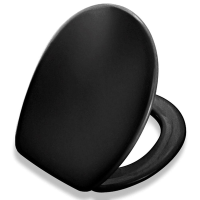 Pressalit Tivoli 2 abattant de WC avec charnière universelle verticale en inox UN3 noir