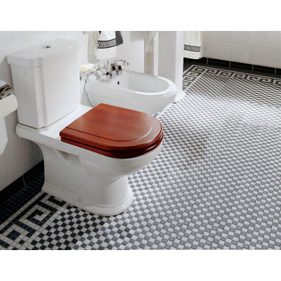 Villeroy & Boch Hommage closetzitting - voor 6661 - 6662 - Walnut (glans bruin)
